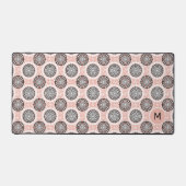 Abstract Patroon Aangepast Monogram Bureaumat (Voorkant)