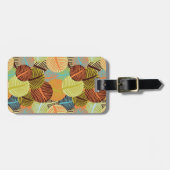 Abstract patroon bagagelabel (Voorkant horizontaal)