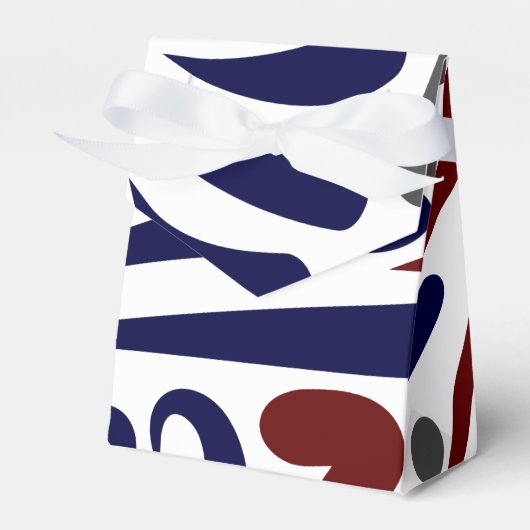 abstract patroon bedankdoosjes (Voorkant Zijde)