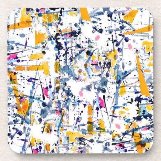 Abstract patroon bier onderzetter (Voorkant)