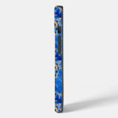 Abstract patroon, blauwe horizon, Case-Mate iPhone case (Achterkant / Links)