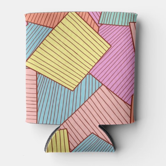 Abstract patroon blikjeskoeler (Voorkant)