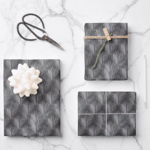 Abstract patroon bloeiende boom inpakpapier vel