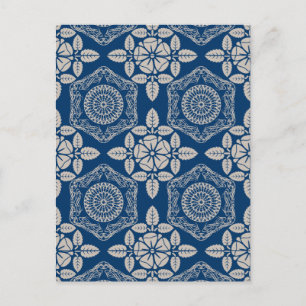 Abstract patroon briefkaart