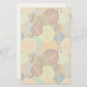 Abstract patroon briefpapier (Voorkant / Achterkant)