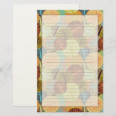 Abstract patroon briefpapier (Voorkant / Achterkant)