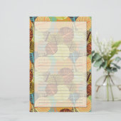 Abstract patroon briefpapier (Staand voorkant)
