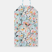 Abstract patroon cadeaulabel (Achterkant)