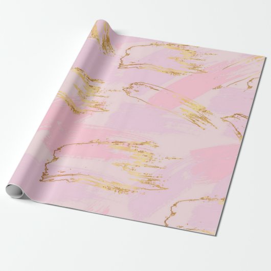 Abstract patroon cadeaupapier (Uitgerold)