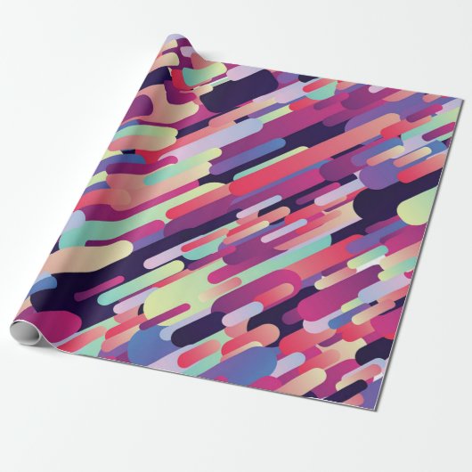 Abstract patroon cadeaupapier (Uitgerold)