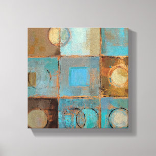 Abstract patroon canvas afdruk
