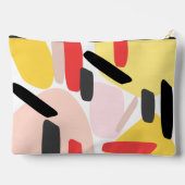 Abstract patroon cosmetische zak etui (Achterkant)