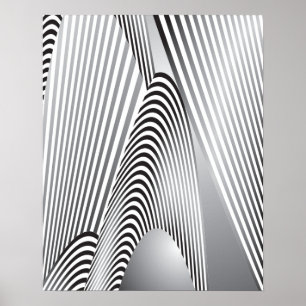 Abstract patroon creëren 3 poster