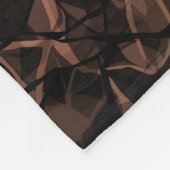 Abstract patroon fleece deken (Hoek)