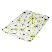 Abstract patroon - geel badmat (Gekanteld)