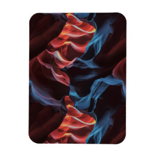 Abstract patroon geïnspireerd door Antelope Canyon Magneet