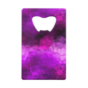 Abstract patroon Geometrische puren Kredietkaart Flessenopener