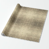 Abstract Patroon Golden Cadeaupapier (Uitgerold)