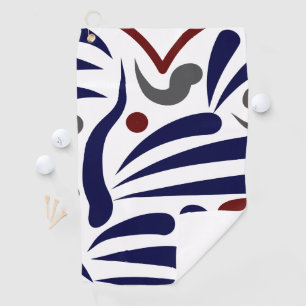  abstract patroon golfhanddoek