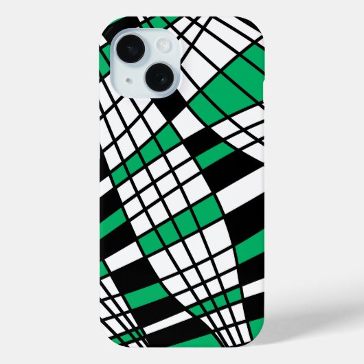 Abstract patroon - groen Case-Mate iPhone case (Achterkant)