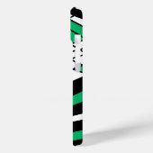 Abstract patroon - groen Case-Mate iPhone case (Achterkant / Links)