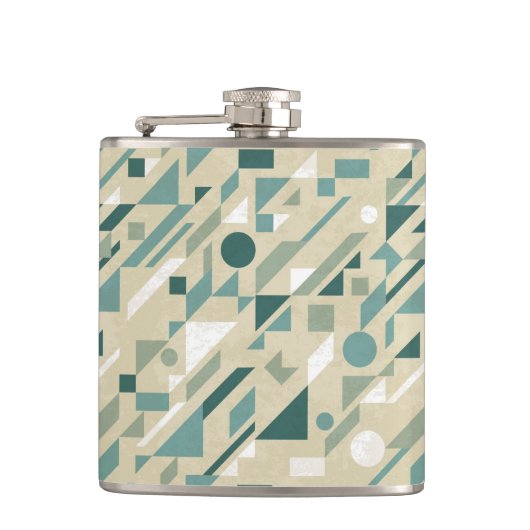 Abstract patroon heupfles (Voorkant)