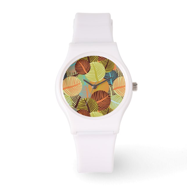 Abstract patroon horloge (Voorkant)