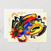 Abstract patroon I van August Macke Briefkaart (Voorkant / Achterkant)