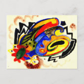 Abstract patroon I van August Macke Briefkaart (Voorkant)