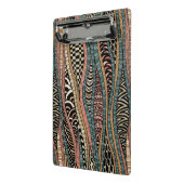 Abstract patroon in etnische stijl mini klembord (Angled2)