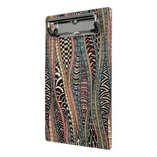 Abstract patroon in etnische stijl mini klembord (Angled2)