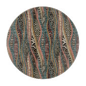 Abstract patroon in etnische stijl snijplank (Voorkant)