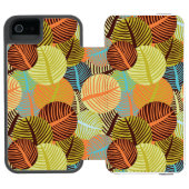 Abstract patroon incipio iPhone portemonnee hoesje (Agenda Open)