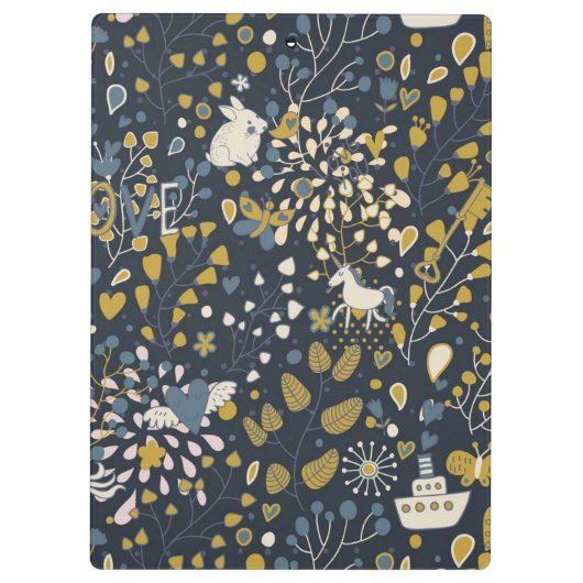 Abstract patroon klembord (Achterkant)