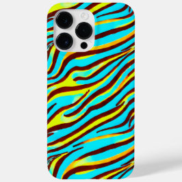 Abstract patroon kleurrijke Zebra Print Stripe Case-Mate iPhone 14 Pro Max Hoesje