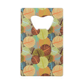 Abstract patroon kredietkaart flessenopener (Achterkant)