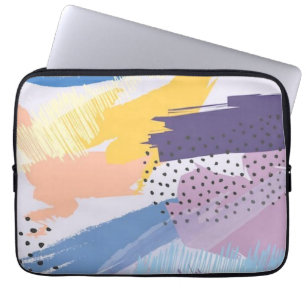 Abstract patroon laptop sleeve