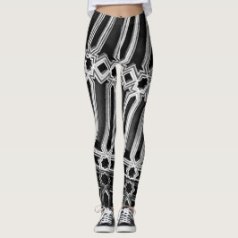 Abstract patroon leggings