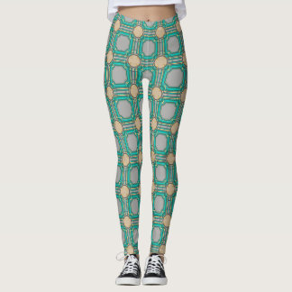 abstract patroon leggings