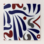 abstract patroon legpuzzel (Horizontaal)