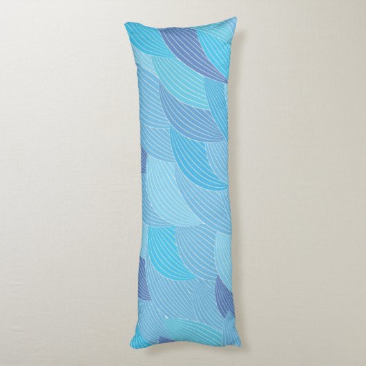 Abstract patroon lichaamskussen (Achterkant (Verticaal))