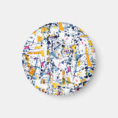 Abstract patroon magneet (Voorkant)