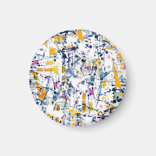 Abstract patroon magneet