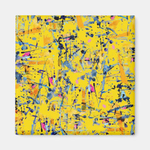 Abstract patroon magneet