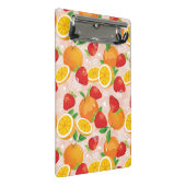 Abstract patroon met aardbei mini klembord (Schuin)