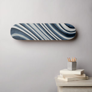 Abstract patroon met blauwtint skateboard