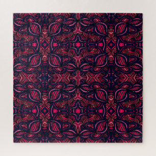 Abstract patroon, met de hand getekend, naadloos o legpuzzel
