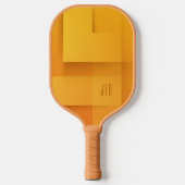 Abstract patroon met gemonogrammeerde initialen Or Pickleball Paddle (Voorkant)