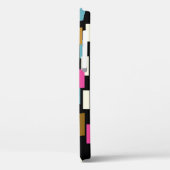 Abstract patroon met gestructureerde geometrische  Case-Mate iPhone case (Achterkant / Links)