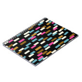 Abstract patroon met gestructureerde geometrische  notitieboek (Linkerzijde)